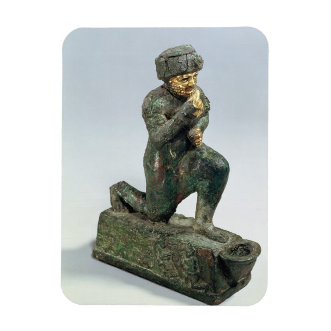 Magnet Flexible Hammurabi, roi de Babylone, praying before a sacre (Vertical)