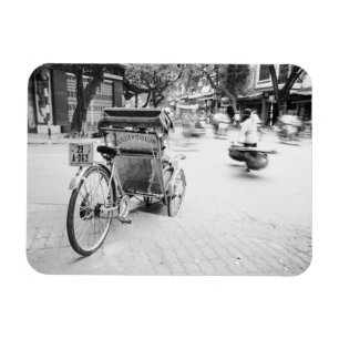 Magnet Flexible Hanoi Vietnam, Cyclo dans le Vieux Hanoï
