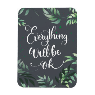 Magnet Flexible Happiness Citation Tout ira Bien