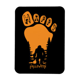 Magnet Flexible Happy Big Foot Halloween