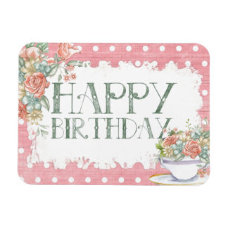 Magnet Flexible Happy Birthday Country