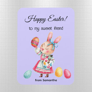 Magnet Flexible Happy Easter Flexible pour un ami personnalisé