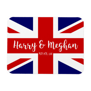 Magnet Flexible Harry & Meghan   Commémoration royale des Mariages