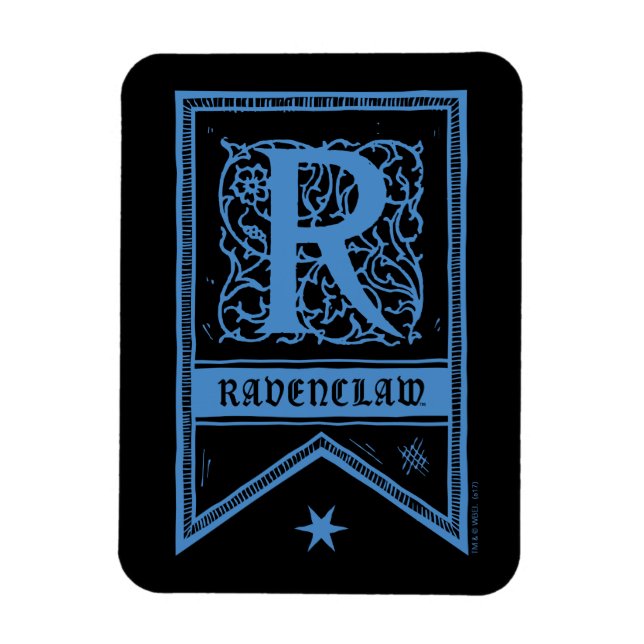 Magnet Flexible Harry Potter | Bannière du monogramme Serdaigle (Vertical)