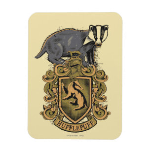 Magnet Flexible Harry Potter Cimier de Hufflepuff avec Badger