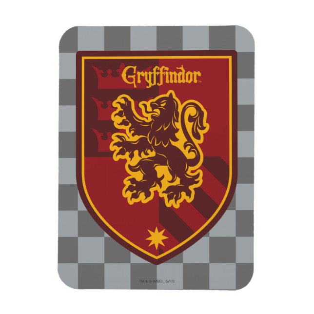 Magnet Flexible Harry Potter | Gryffindor House Pride Crest (Vertical)