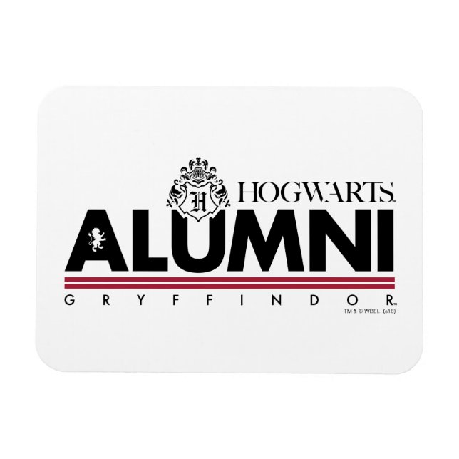 Magnet Flexible Harry Potter | HOGWARTS™ Alumni GRYFFINDOR™ (Horizontal)