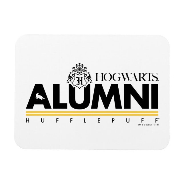 Magnet Flexible Harry Potter | HUFFLEPUFF™ - Anciens de HOGWARTS™ (Horizontal)
