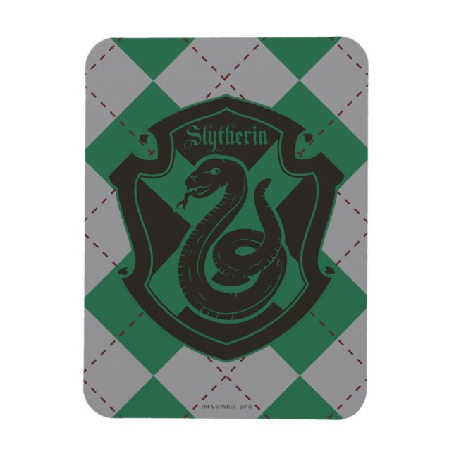 Magnet Flexible Harry Potter | Slytherin House Pride Crest (Vertical)