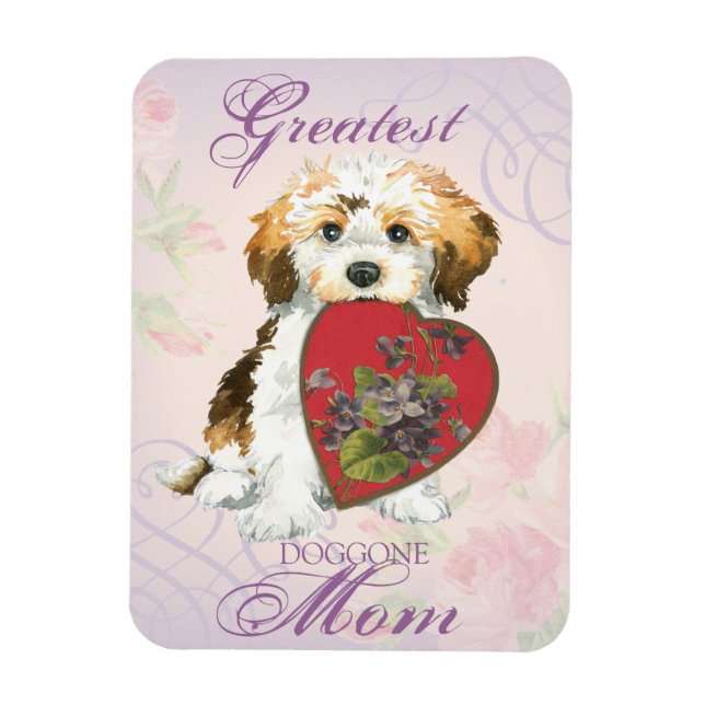 Magnet Flexible Havanais Heart Maman (Vertical)