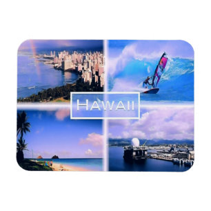 Magnet Flexible Hawaii - Etats-Unis - Mosaïque -