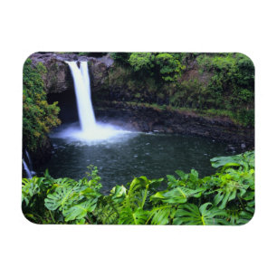 Magnet Flexible Hawaii, Grande Île, Hilo, Chutes d'arc-en-ciel, Lu