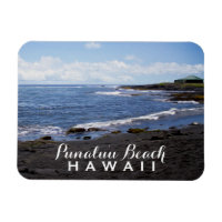 Hawaii ・ Plages de sable noir Punalu'u