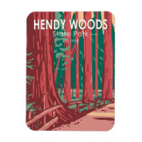 Hendy Woods State Park California Badge Vintage