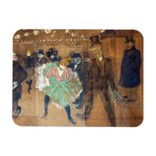 Magnet Flexible Henri de Toulouse-Lautrec - Danse au Rouge