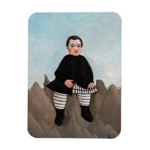 Magnet Flexible Henri Rousseau - Garçon sur les rochers