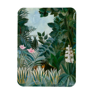 Magnet Flexible Henri Rousseau - La jungle équatoriale