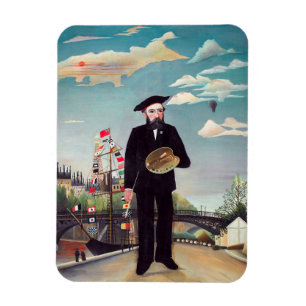 Magnet Flexible Henri Rousseau - Mon portrait-Paysage