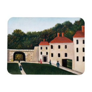 Magnet Flexible Henri Rousseau - Promeneurs dans un parc