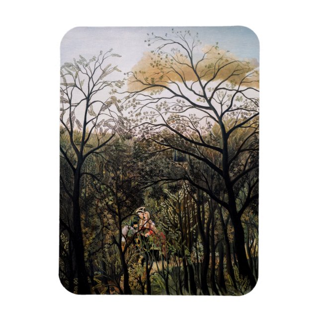 Magnet Flexible Henri Rousseau - Rendezvous in the Forest (Vertical)