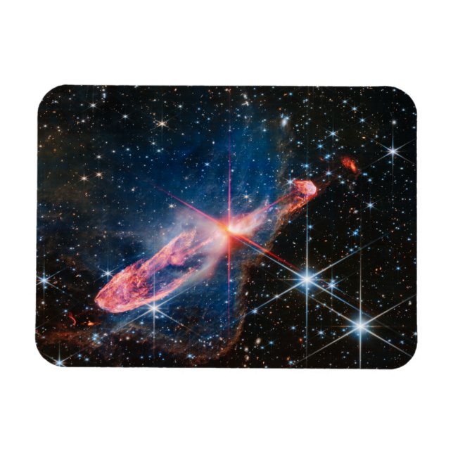 Magnet Flexible Herbig-Haro 46/47 James Webb Image du télescope sp (Horizontal)