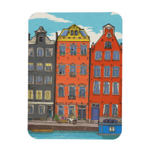 Magnet Flexible Herengracht Canal Amsterdam Pays-Bas