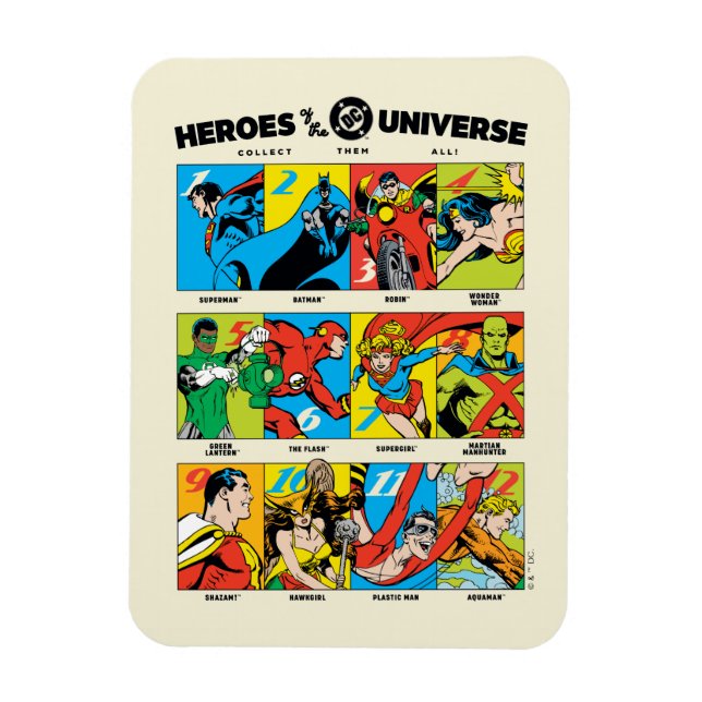 Magnet Flexible Heroes of the DC™ Universe (Vertical)
