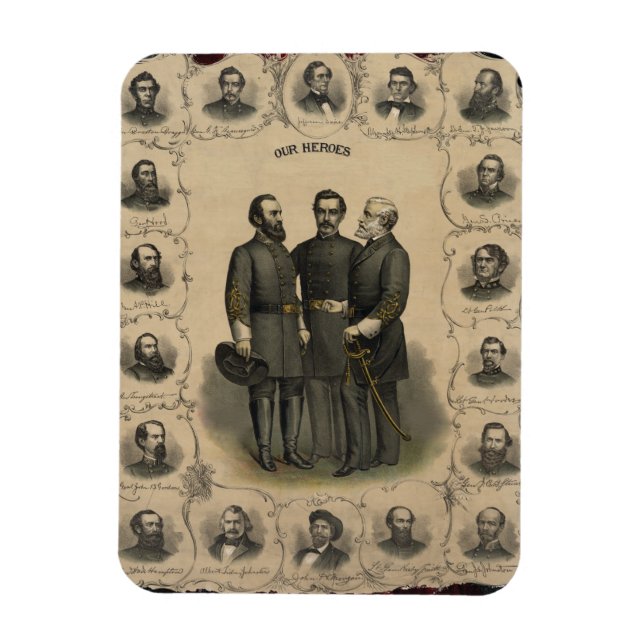 Magnet Flexible Héros de la guerre civile (Vertical)