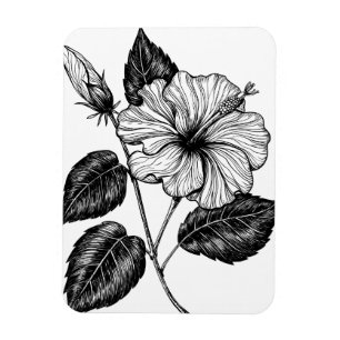 Magnet Flexible Hibiscus fleur II