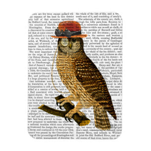 Magnet Flexible Hibou avec le casquette de lanceur de style de