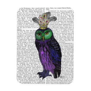 Magnet Flexible Hibou pourpre