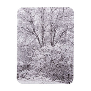 Magnet Flexible Hiver avec paysage neigeux