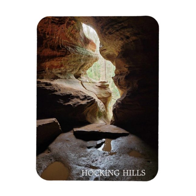 Magnet Flexible Hocking Hills Ohio Cave Iconique (Vertical)