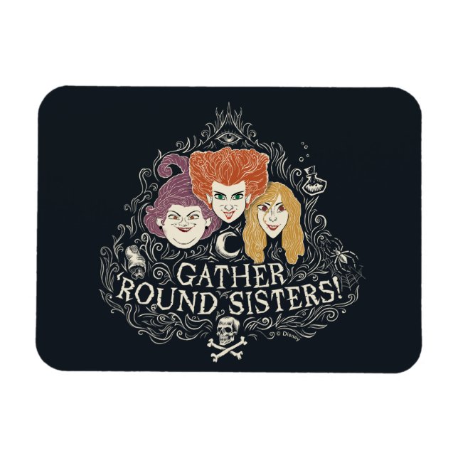 Magnet Flexible Hocus Pocus Rassembler 'Soeurs Rondes (Horizontal)
