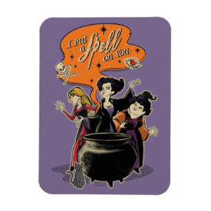 Magnet Flexible Hocus Pocus Retro Spellcasting Cauldron
