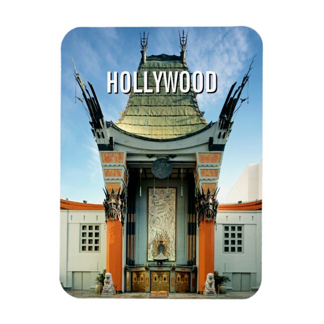 Magnet Flexible Hollywood Boulevard Grauman's Chinese (Vertical)