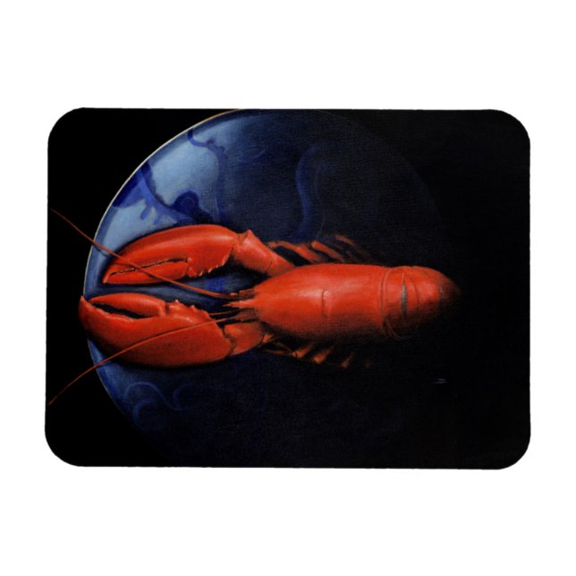 Magnet Flexible Homard sur plaque Tiffany (Horizontal)