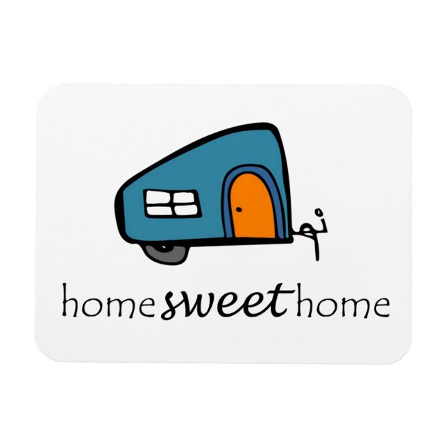 Magnet Flexible Home Sweet Home Camper (Horizontal)