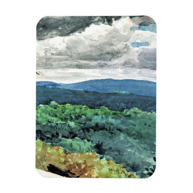 Magnet Flexible Homer - Paysage de Hilly (Vertical)