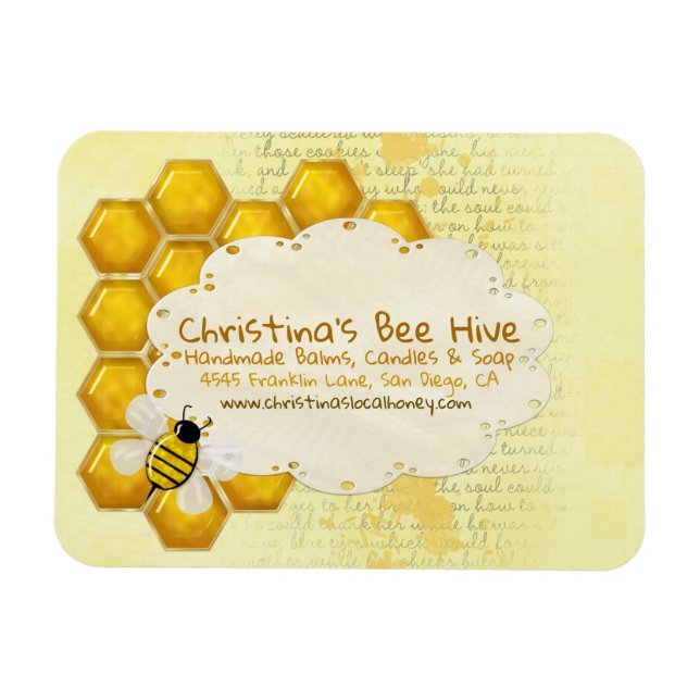 Magnet Flexible Honey Comb 3D Whimsey ENTREPRISE (Horizontal)
