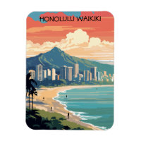 Honolulu Waikiki Beach Hawaii Panorama