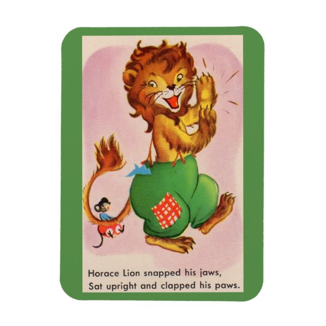 Magnet Flexible Horace le lion et l'ami (Vertical)
