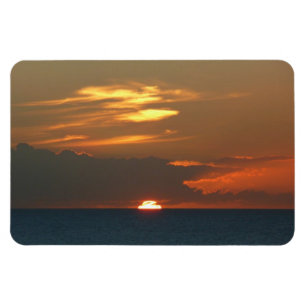 Magnet Flexible Horizon Coucher de soleil Colorful Seascape Photog