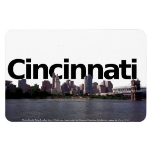 Magnet Flexible Horizon de Cincinnati avec Cincinnati dans le ciel