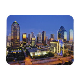 Magnet Flexible horizon du centre-ville de dallas