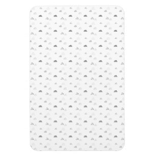 Magnet Flexible Horizontal, gris moyen