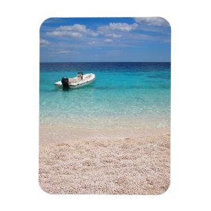 Magnet Flexible Hors-bord en mer bleue
