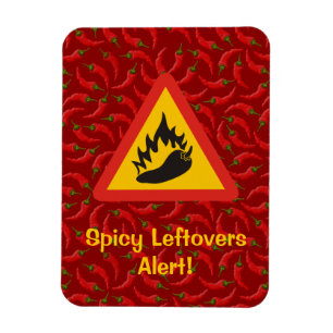 Magnet Flexible Hot pepper danger