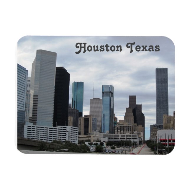 Magnet Flexible Houston Texas - Aimant photo flexible (Horizontal)