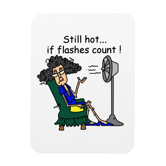 Magnet Flexible Humour de bouffée de chaleur (Vertical)